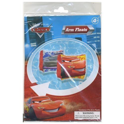 Inflatable Arm Floats Bands Swim Pool Cars McQueen Finn McMissile Age 4+ NEW