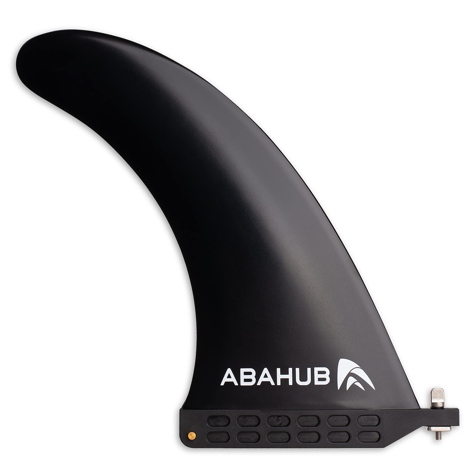 Abahub 9/10” SUP Single Center Fin with 1 Fin Screw, Fiberglass Reinforeced 9/1