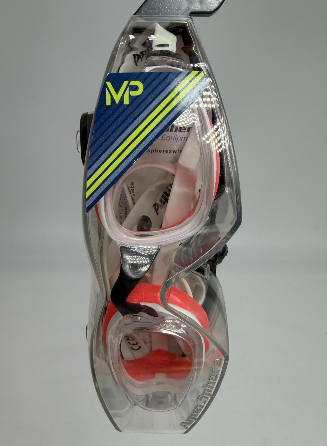 Michael Phelps K180 Swim Goggles Aqua Sphere K180 CL/L New with Case