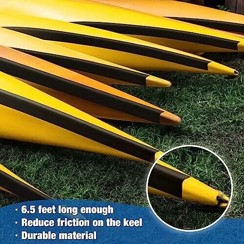 Boat Keel Guard Kayak Repair Patch Fiberglass Repair Kit for Hull DIY Protect…