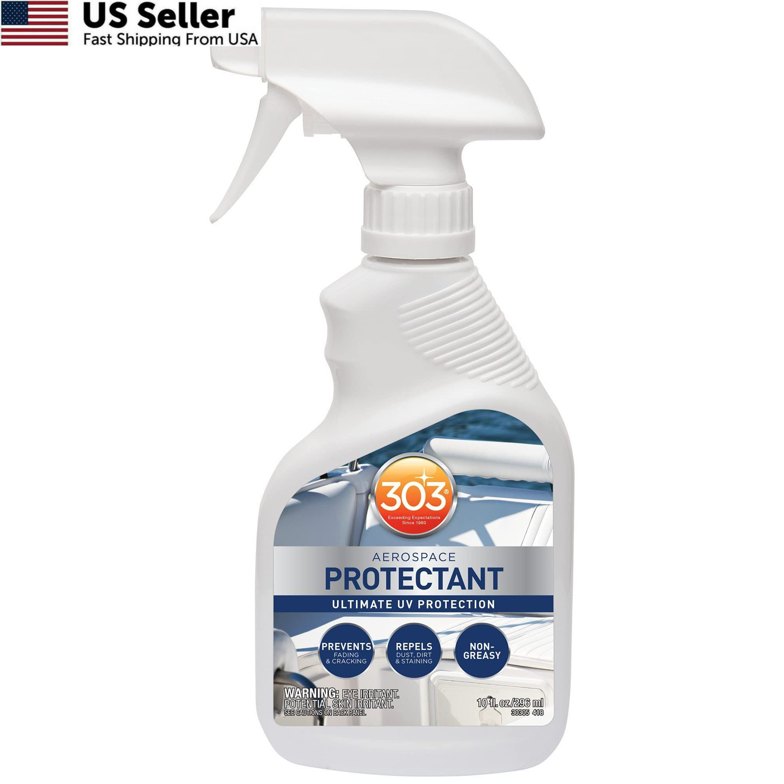 303 Products Marine Aerospace Protectant – UV 10 Fl Oz (Pack of 1), White