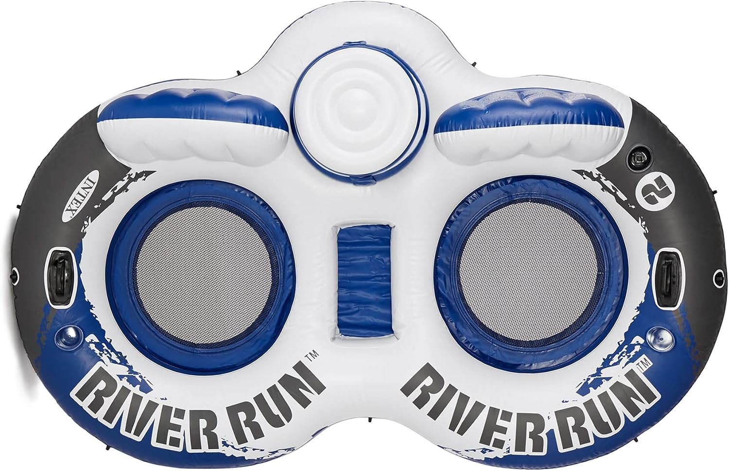 Inflatable 2-Person Tube River Run-II W/Cooler Pool Lake Floating Lounge