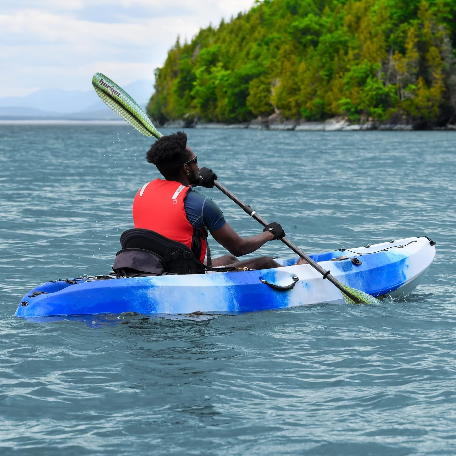 Fiberglass Kayak Paddle for Adults- Ideal for Touring, Fishing and Boating- 90.5