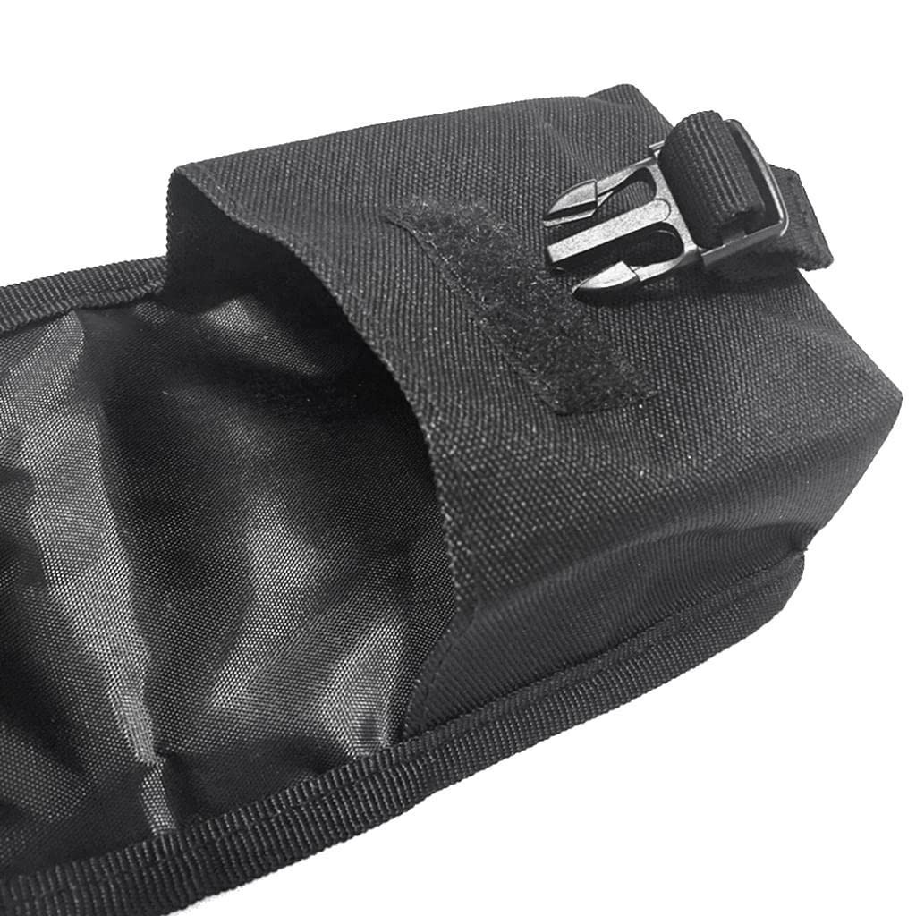 4 Pieces Nylon Diver Weight Belt Bag with Quick Release Buckle for Scuba