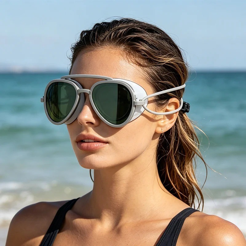UV Protection Full Perspective New Sunny Unisex Swim Goggles – Anti Fog ?