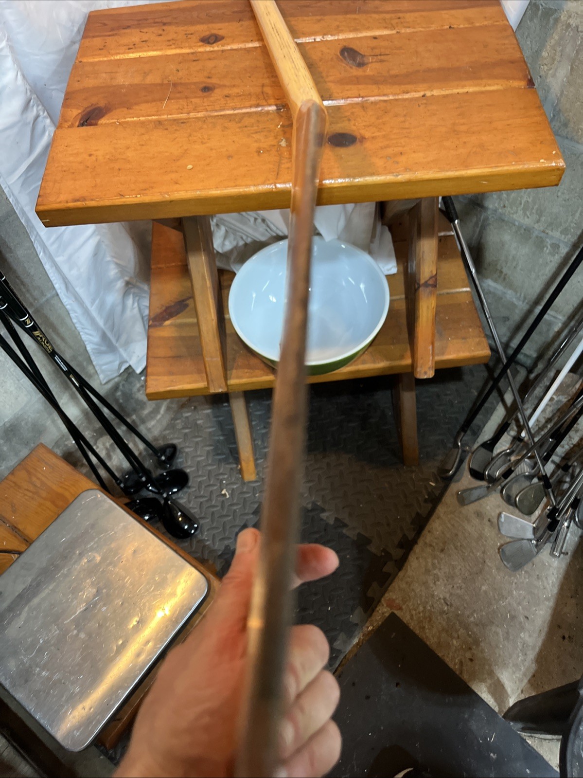52” Voyageur Wood Canoe Paddle — Made In Canada — Good Condition Well Made