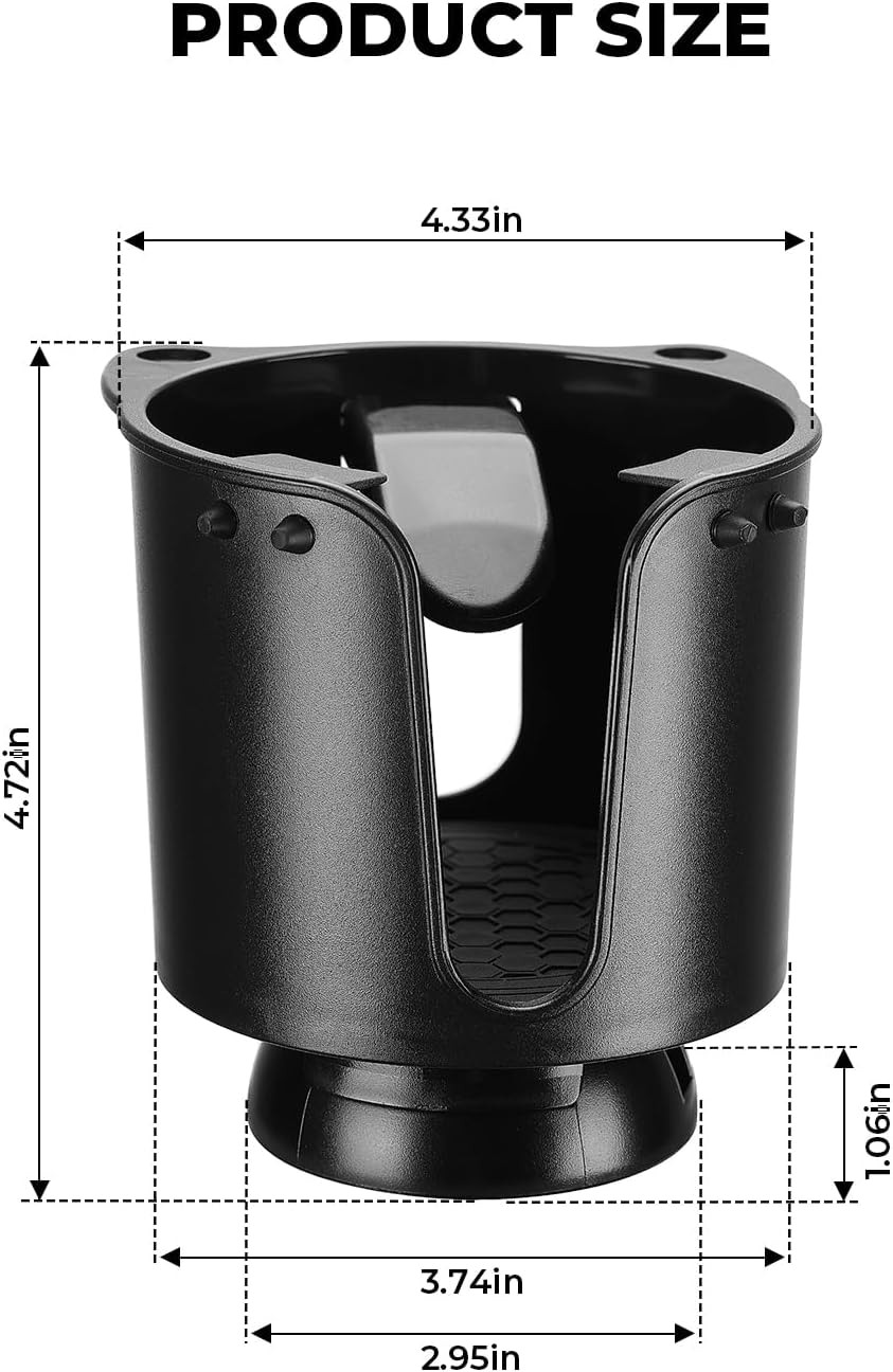 KEMIMOTO Kayak Cup Holder With Track Mount Install, Drink Holder With Anti-Sl…