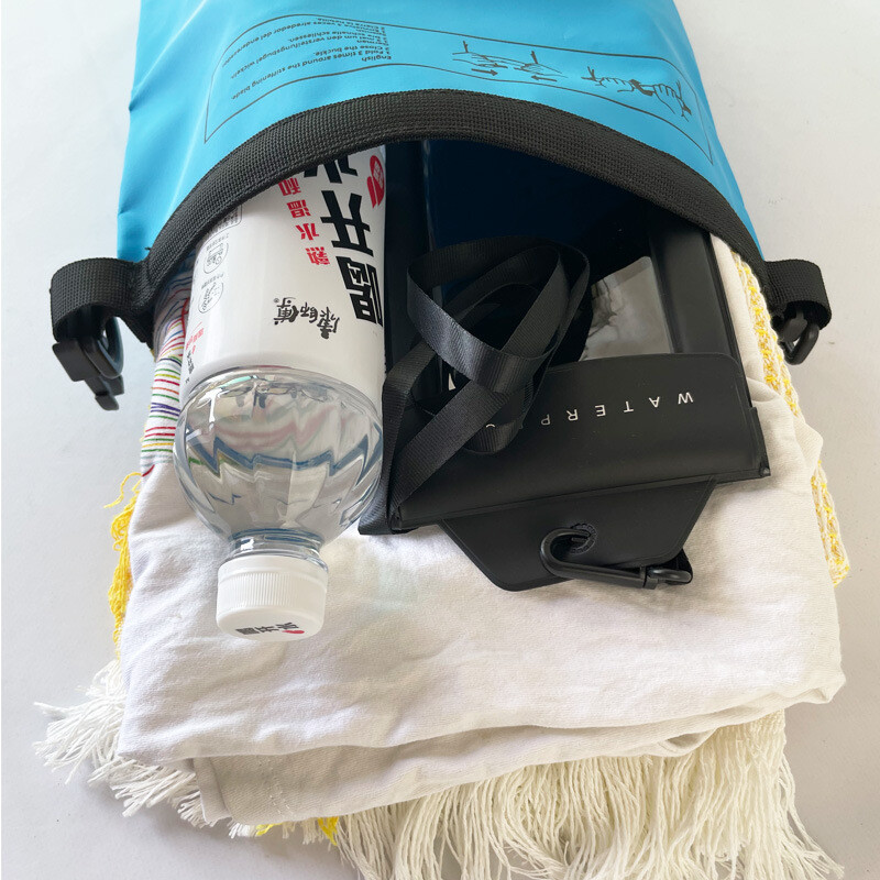 Outdoor waterproof dry bag 2L 3L 5L 10L 20L PVC for swimming hiking beach diving