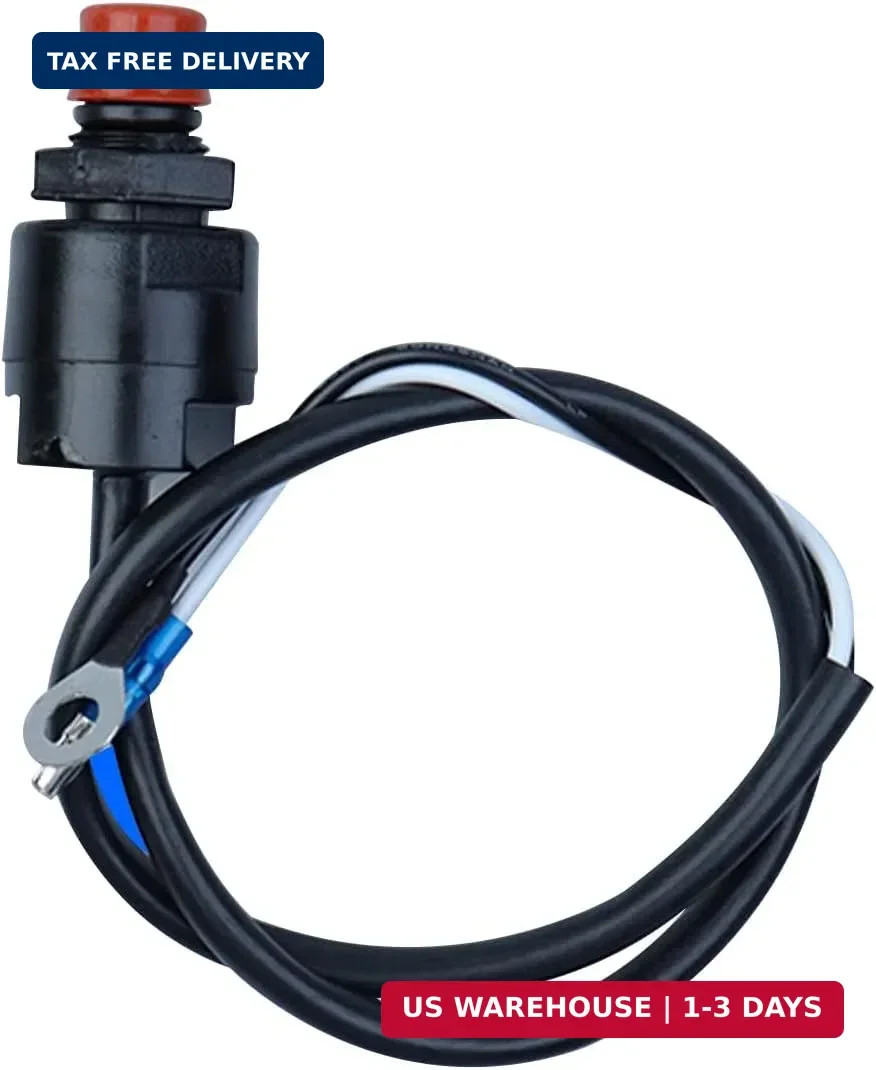 Boat Safety Kill Stop Switch Connector Lanyard Compatible for Yamaha Suzuki Hond