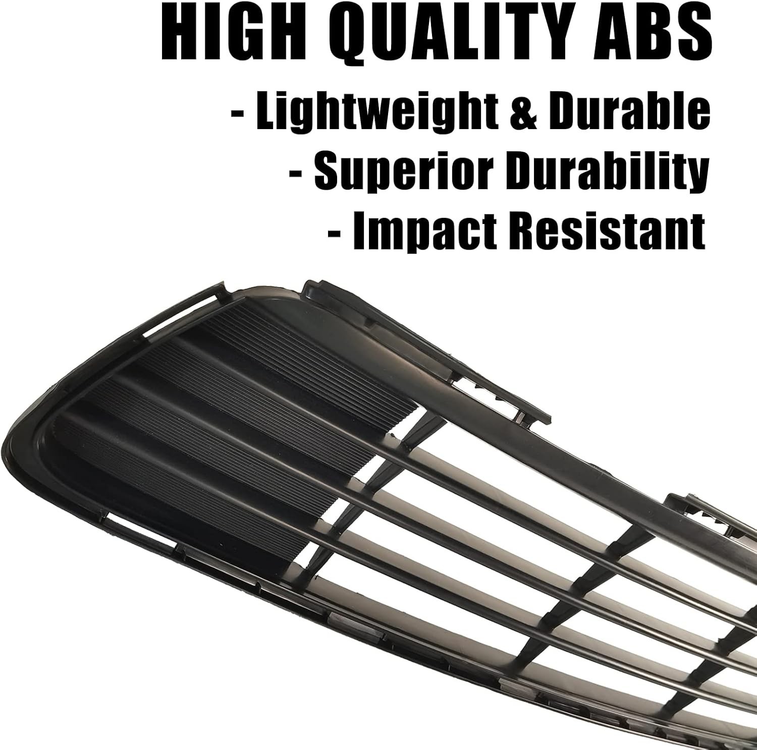 Bewild Front Bumper Lower Grille Fit For 2011-2013 Toyota Corolla Black Bumper C