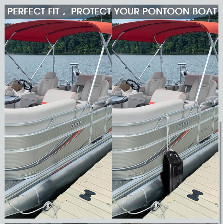 Pontoon Fenders Boat Bumpers for Docking Pontoon Boat ONLY,Customized Inflata…