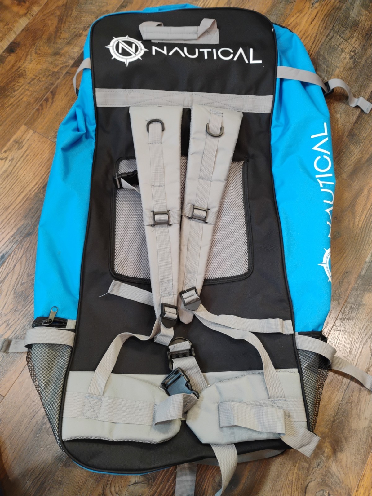 Nautical iRocker SUP Board Travel & Storage Backpack Carry Bag Blue/Black EUC