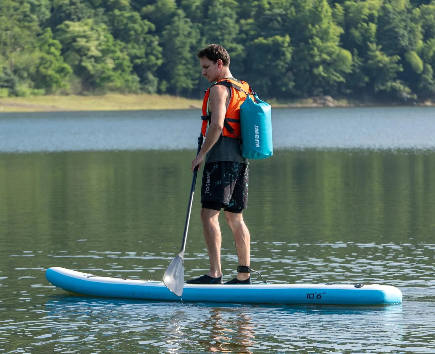 MARCHWAY Floating Waterproof Dry Bag Backpack 5L/10L/20L/30L/40L, Roll Top Sack