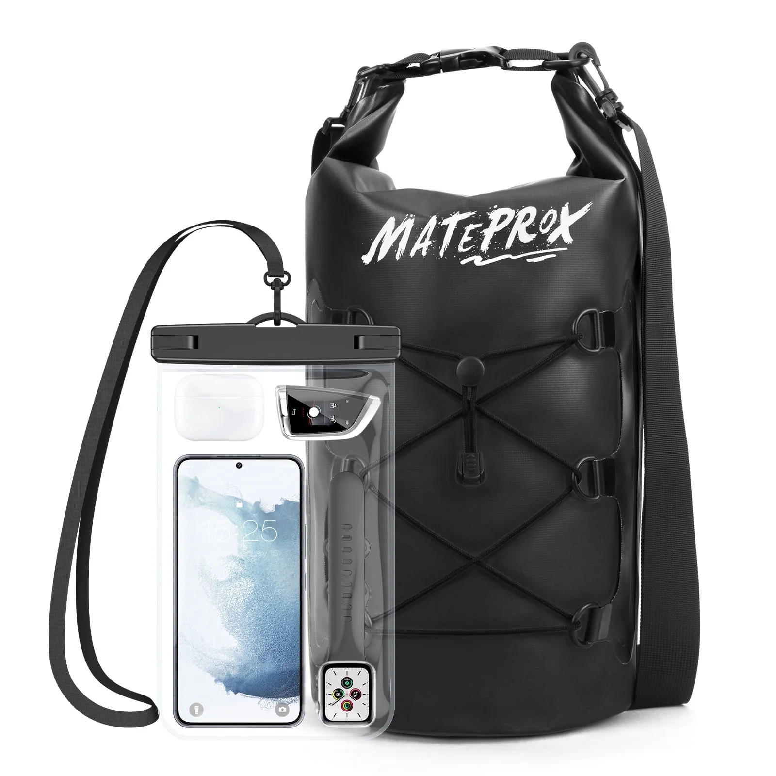 Waterproof Dry Bag, 20L Floating Dry Pouch Beach Bags for Kayaking Boating Rafti