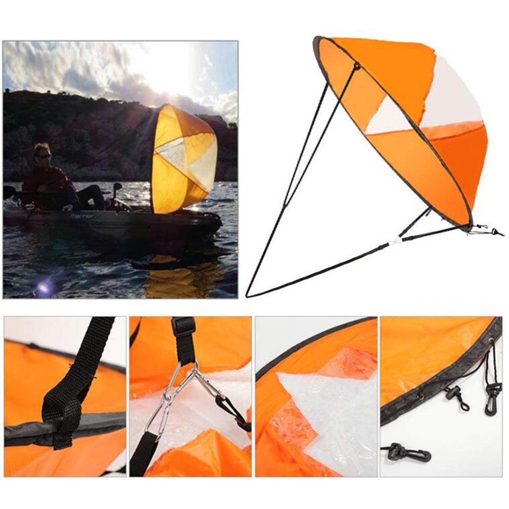Portable Foldable Kayak Boat Wind Downwind Kit Folding Accessories