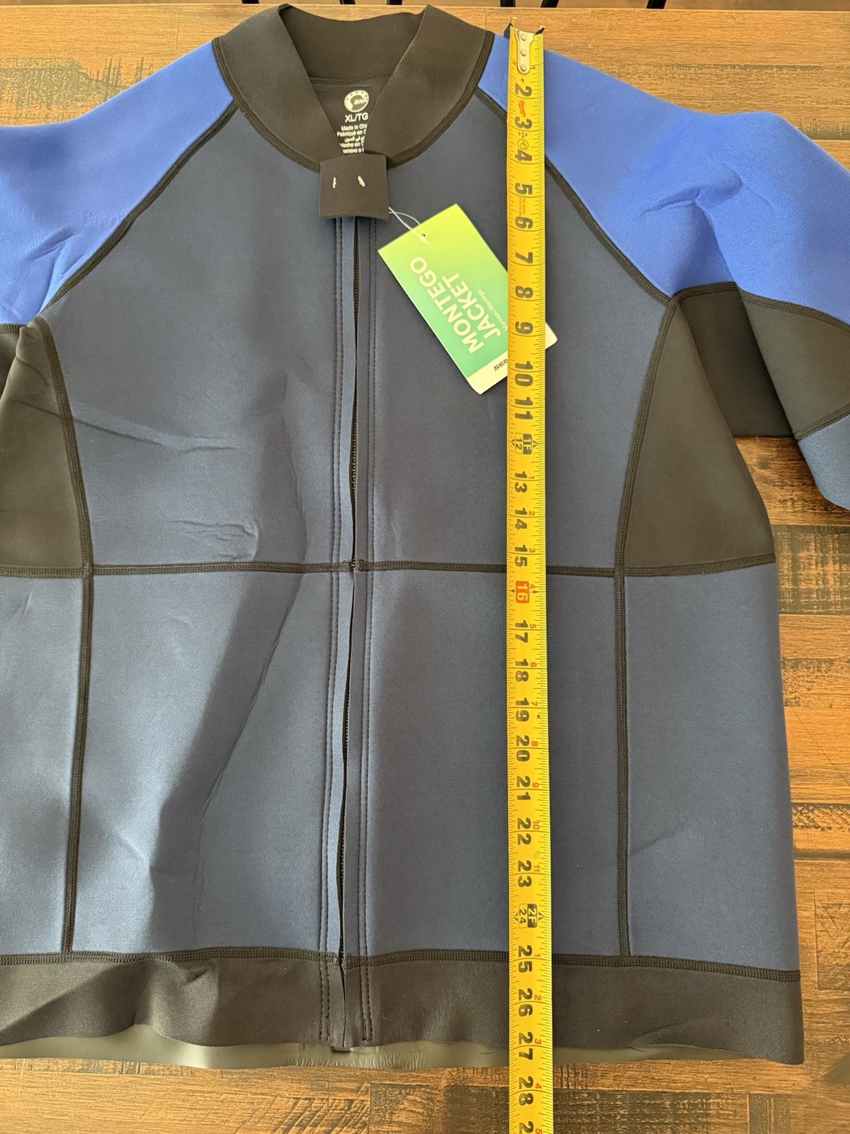 NWT Men’s Sea-doo Size XL Neoprene Montego Jacket Navy Royal Blue Wetsuit Upper