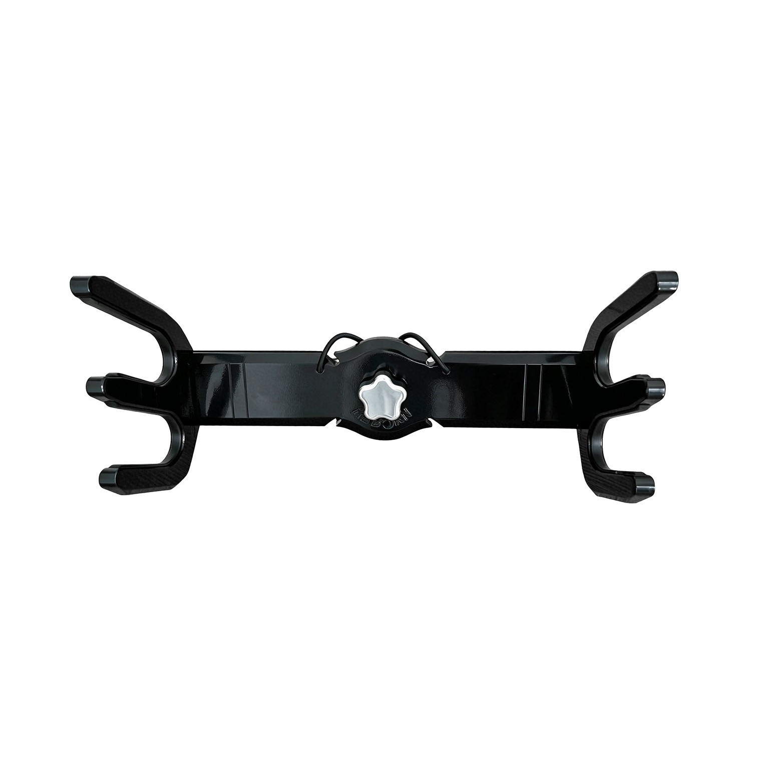 Reborn Pro+ QR Angle-Free Ski Tower Rack UV Resist Glossy Black Coated 5Yr Wrty