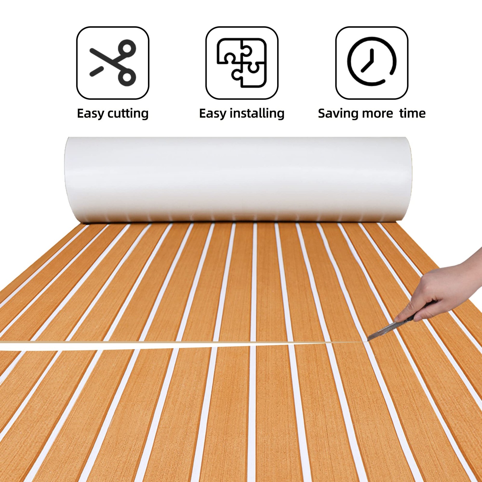 Focean Boat Flooring Eva Foam Boat Decking Faux Teak Marine Flooring Marine Mat