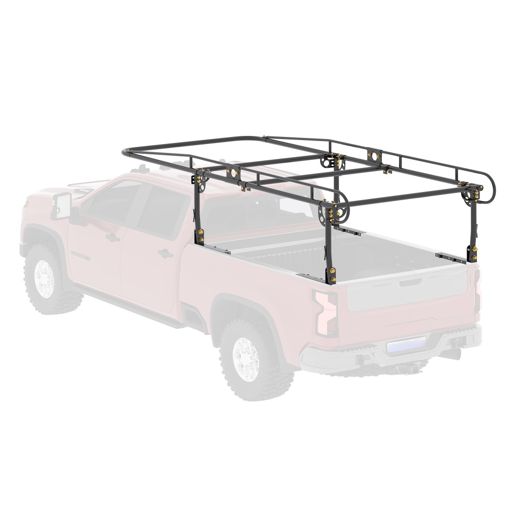 Universal Steel Over-cab Truck Bed Rack Contractor Pickup Lumber Full Size Rack