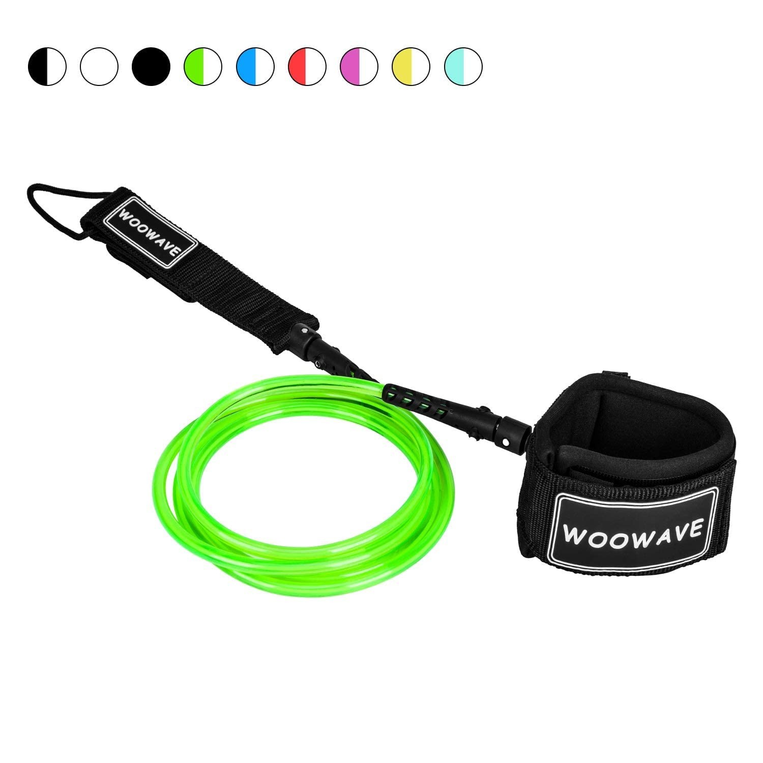 WOOWAVE Surfboard Leash Premium Surf Leash SUP Leg Rope Straight 6/7/8/9 feet…