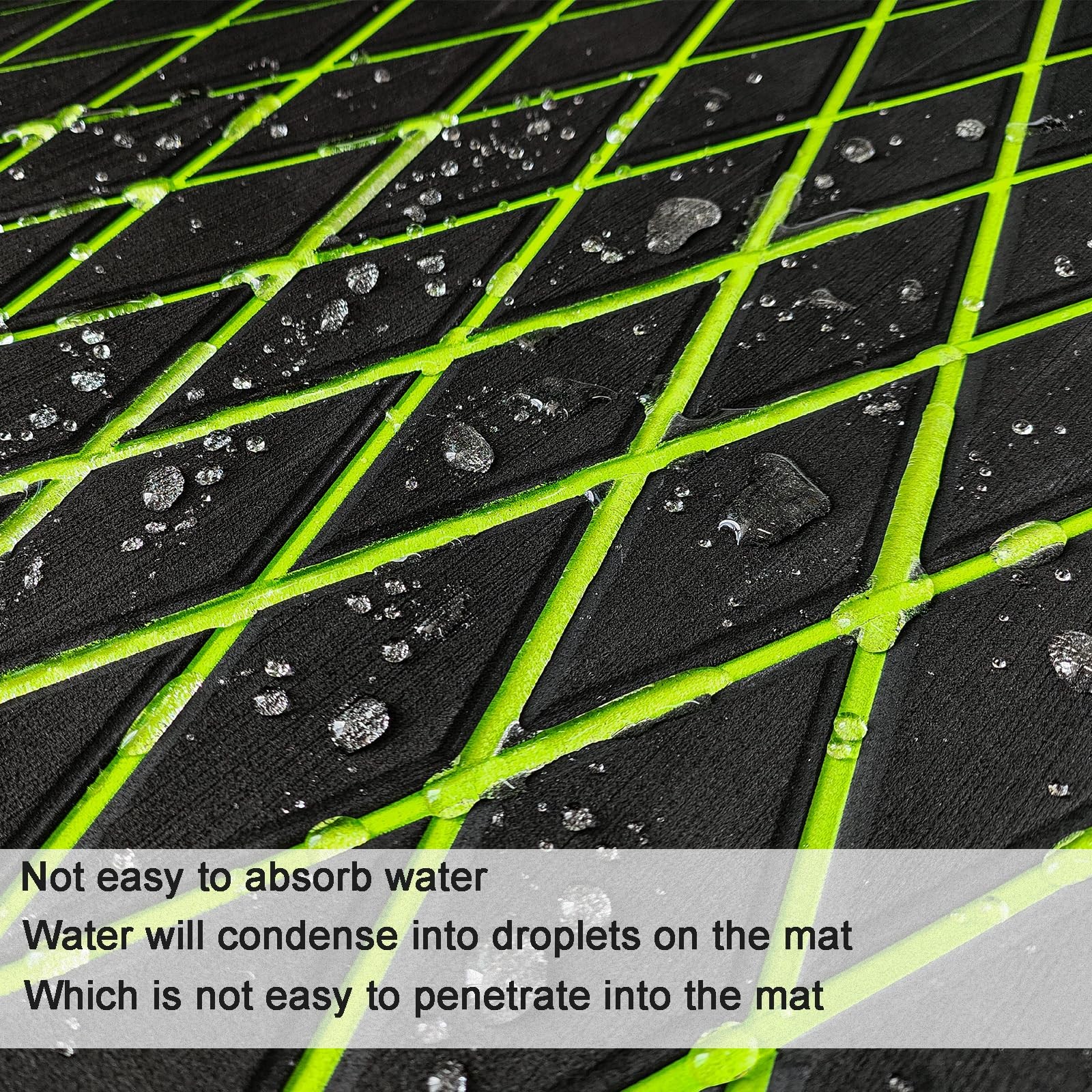 Kxkzren Eva Foam Boat Flooring Decking Sheet 6Mm Thick Diamond Anti-Slip Marine