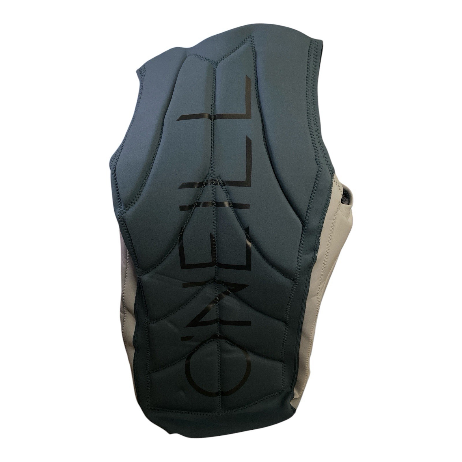 O’Neill Slasher Comp FZ Vest XL Cadet Blue Cool Gray Wakeboard Impact