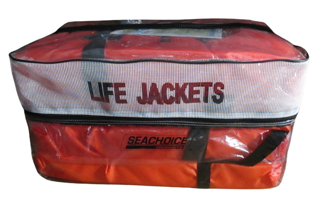 4 – Near-Shore Buoyant Vest Type II PFD Adult 90lb-41kg Chest 30-52″-76-132cm