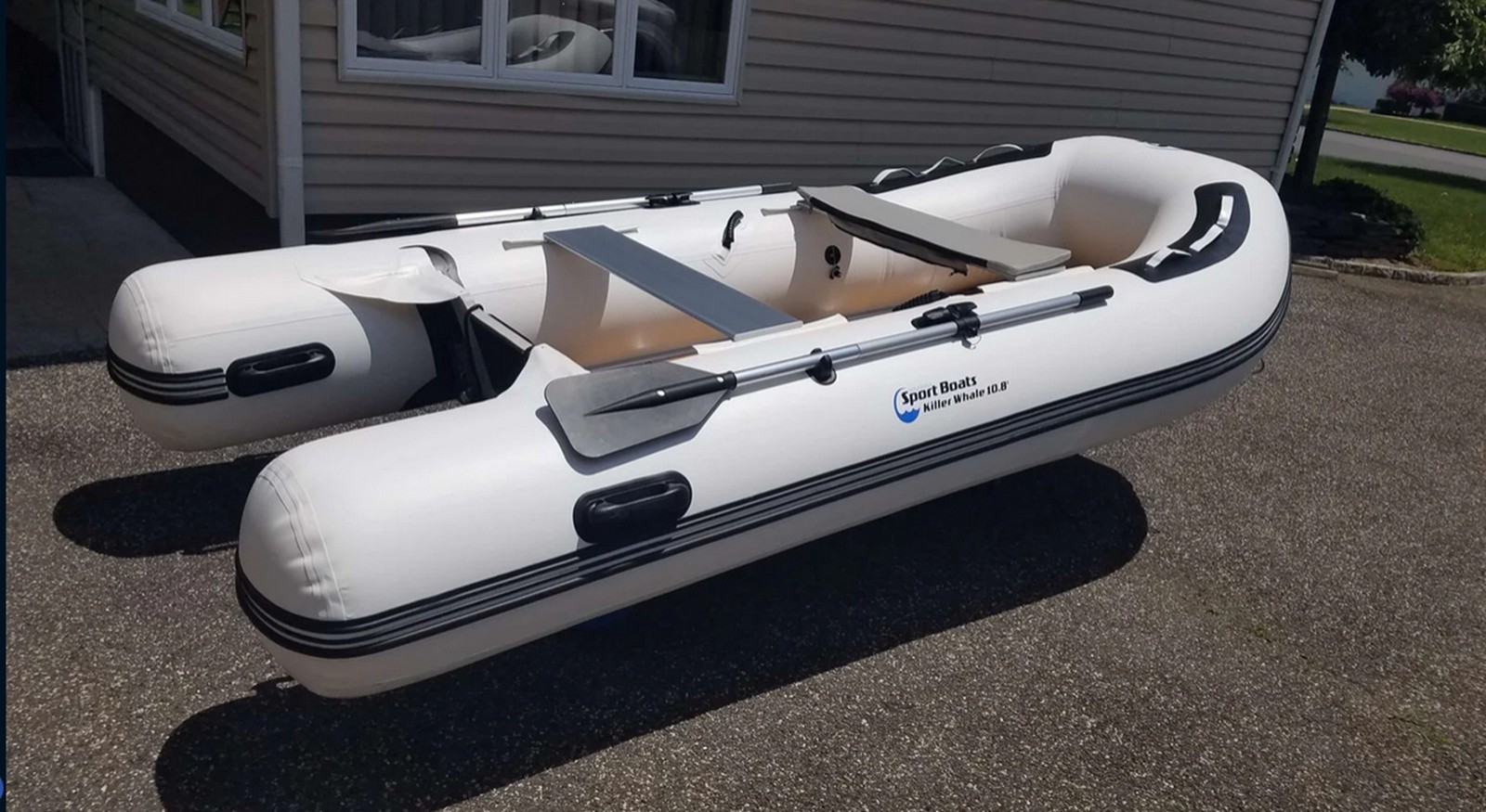Island Hopper Killer Whale 10.8′ Aluminum Floor Inflatable Boat