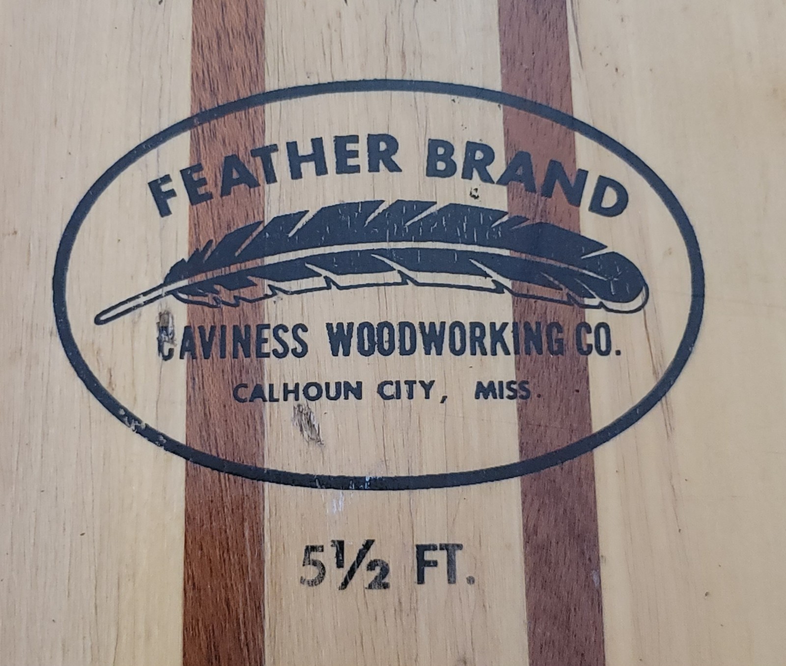 Feather Brand Caviness Woodworking 5 1/2 Foot Paddle 66 Inches