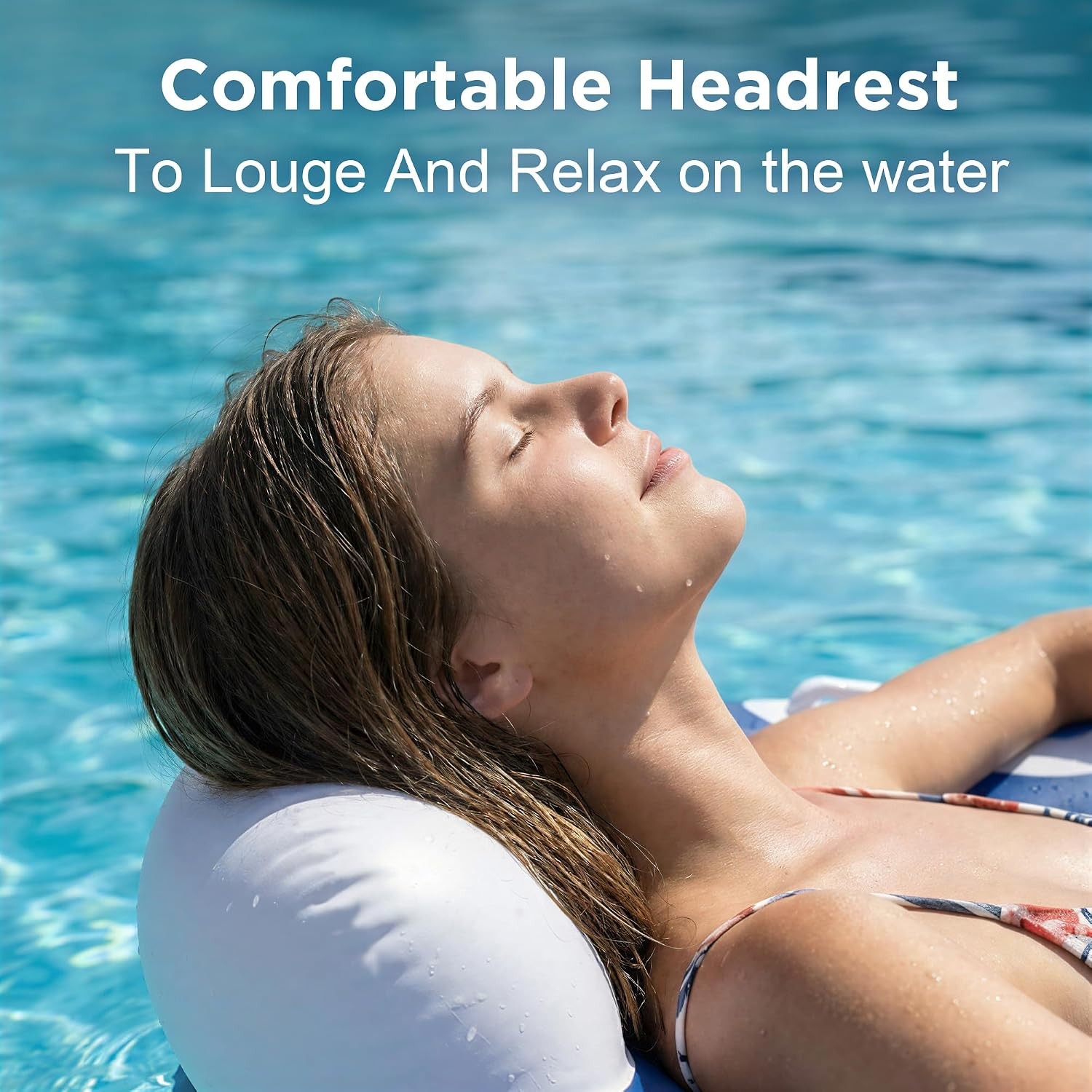 Inflatable Pool Lounge Floats Adult, Floating,Large Swimming Pool Sofa Floaties,