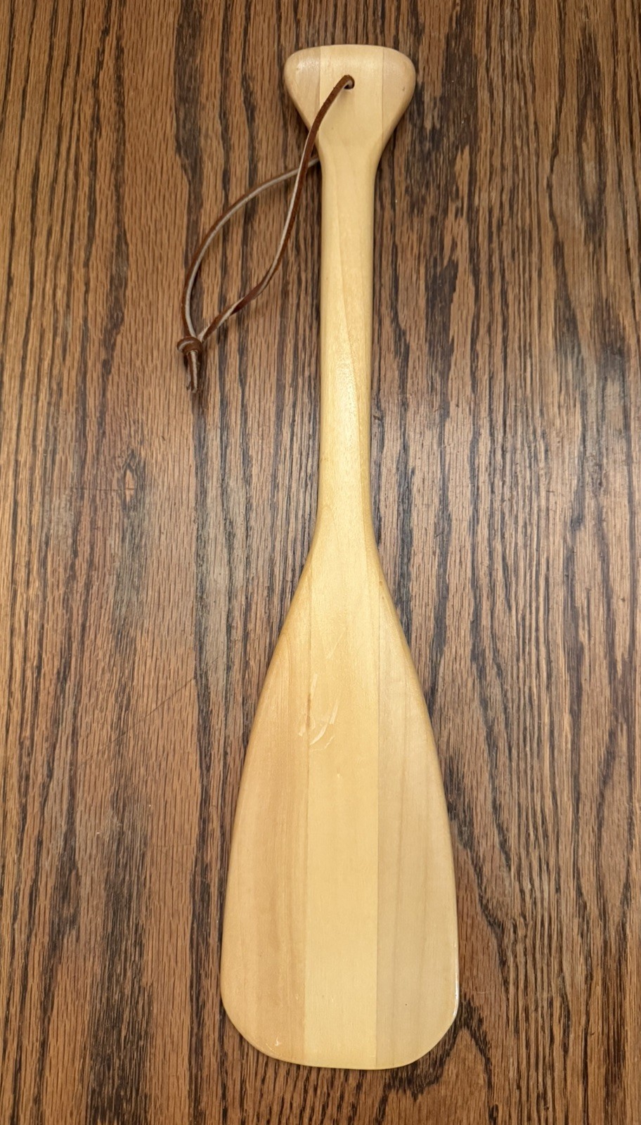 Feather Brand Mini 18” Wood Canoe Paddle from Caviness Woodworking Co