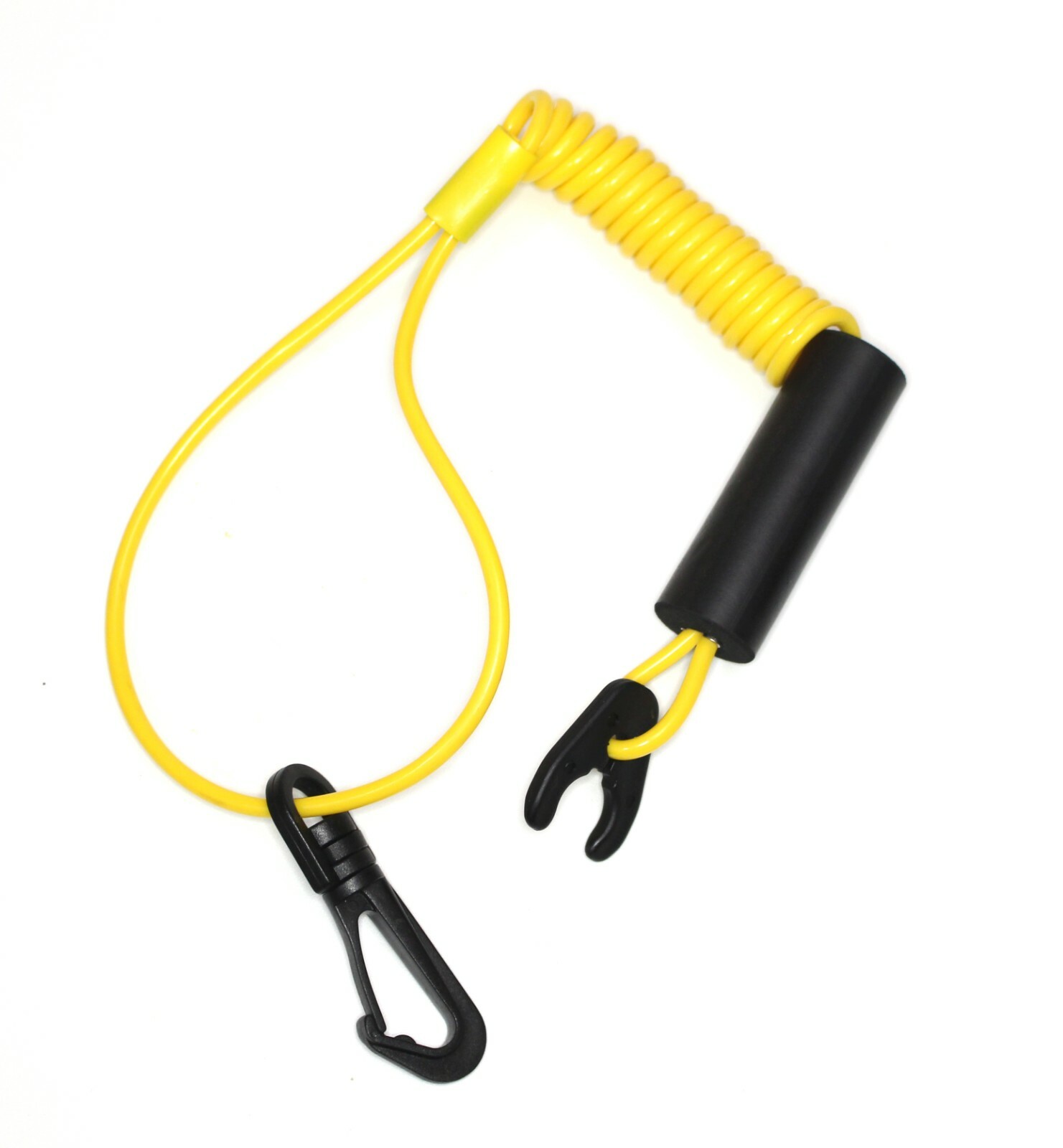 Jetski Floating Lanyard Kawasaki Polaris TigerShark Honda Yellow Safety Clip