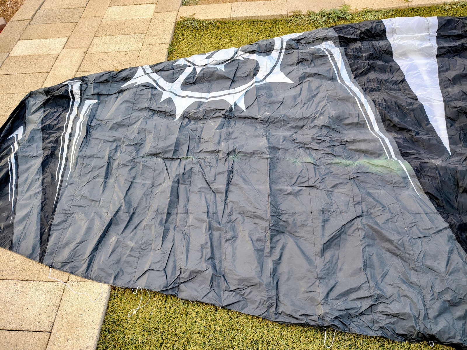 Slingshot B 8 Meter Ram Air Foil Kite 4 Line With Bar