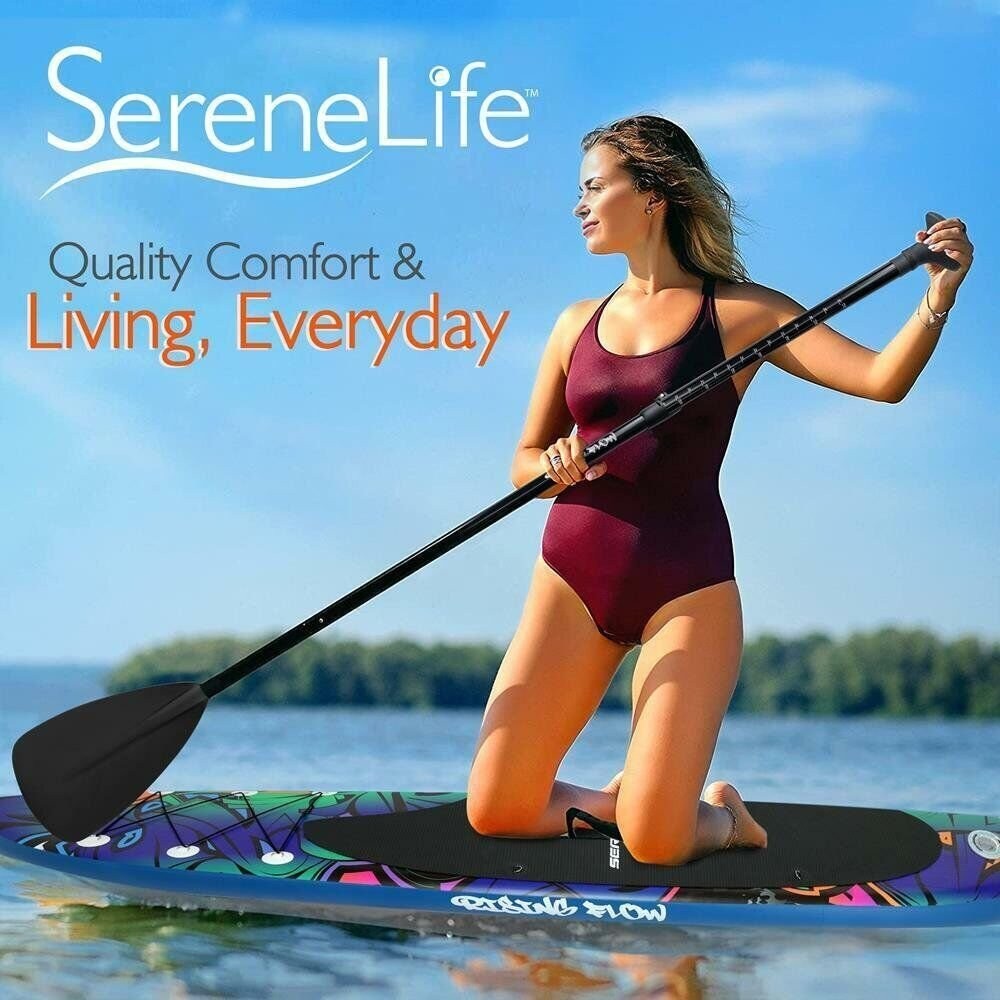 SereneLife Adjustable Paddle for Inflatable SUP Stand-Up Paddle Board SLSUPB636