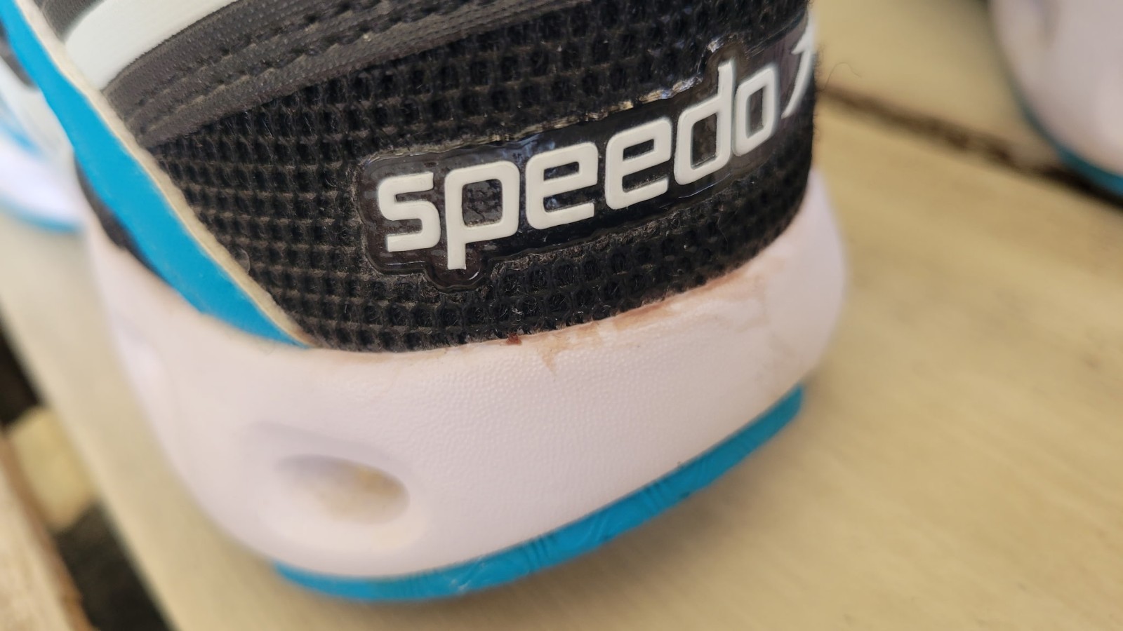 Women’s Speedo Water Shoes, Size 8, Black/White/ Blue New Without Box