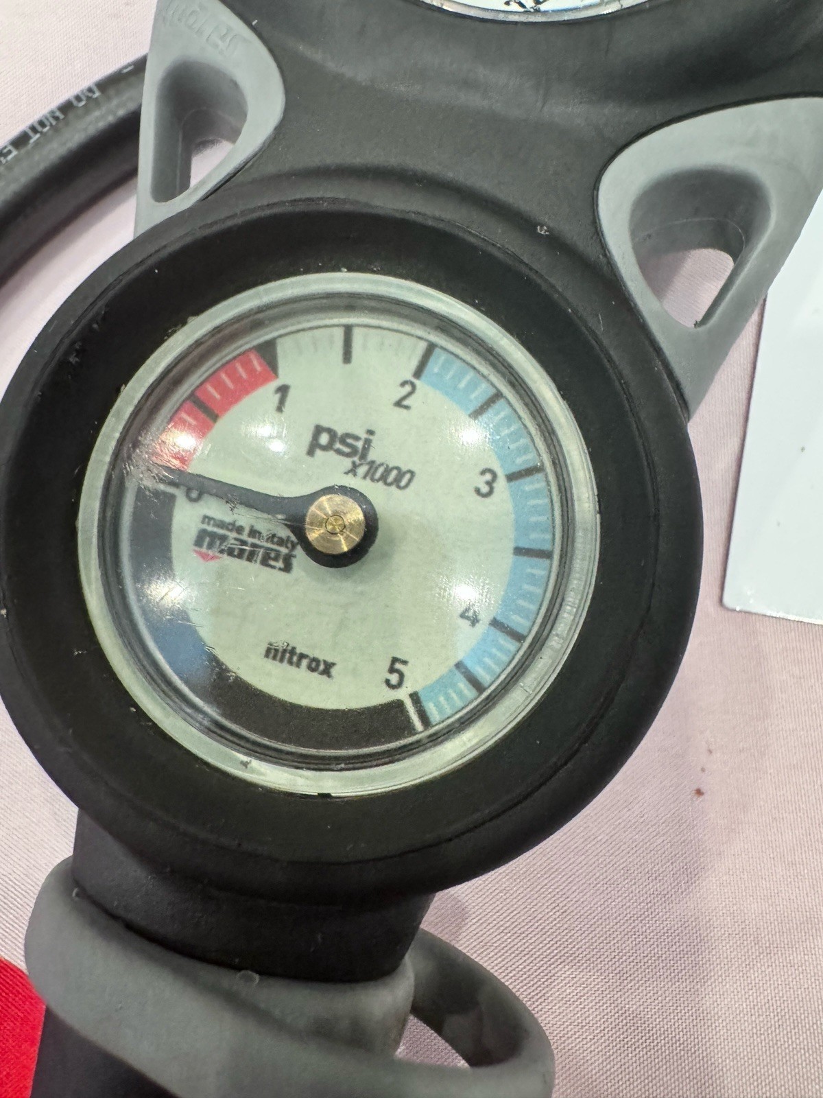 MARES SCUBA 3 GAGUE CONSOLE WITH CPG, PLUS DEPTH GAGUE AND COMPASS!