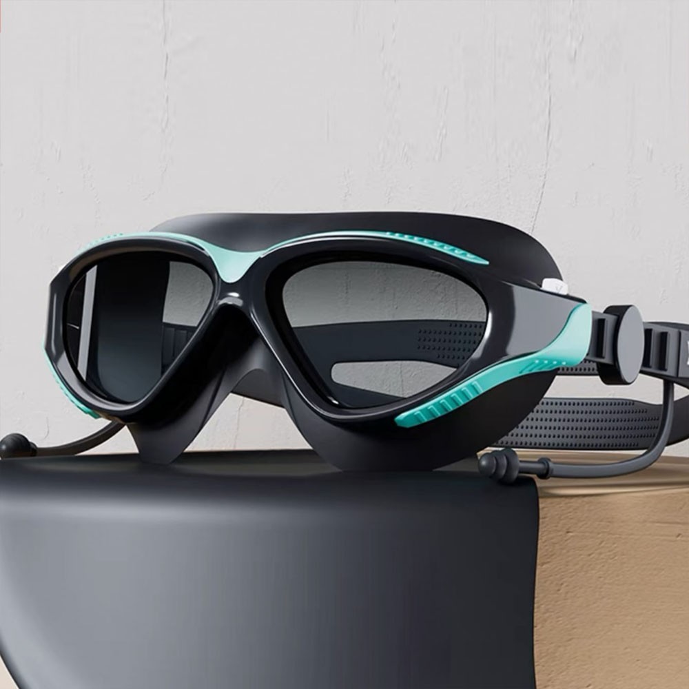 Wide View Clear View Swimming Goggles for Adult, Anti-Fog UV Protection No Leak