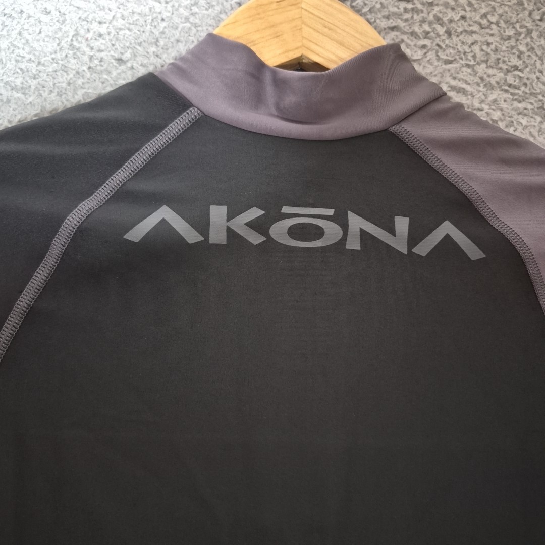 Akona Skin Suit Black Gray Unisex Small 5’5″ Height