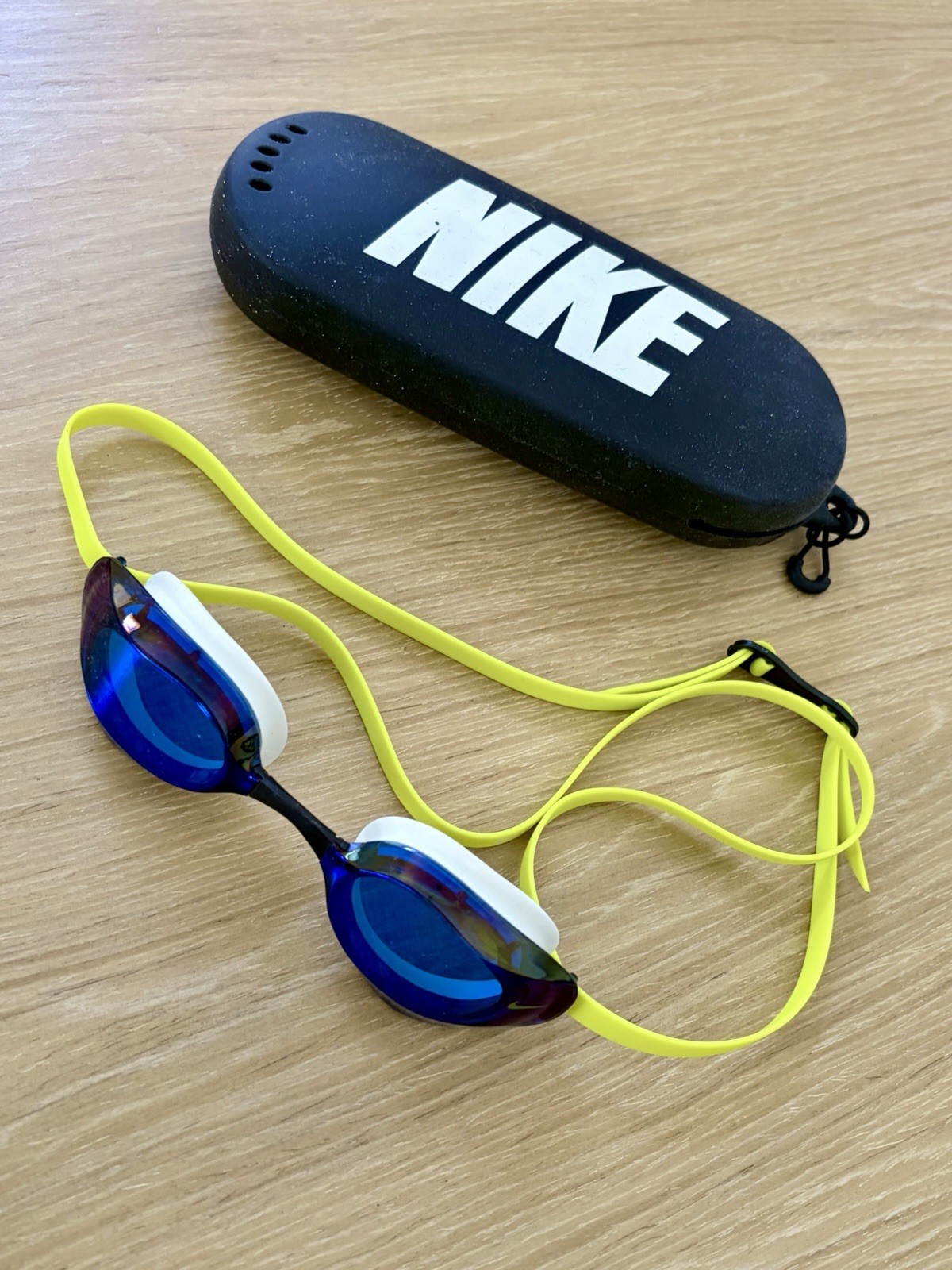 Nike Swim Kit – Bag, Goggles, Boards, Pouches, Towel, Shoes (9M), Fins