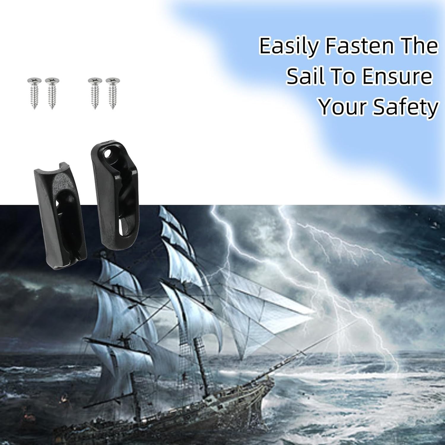 Kayak Cleat Set – Water-Resistant Quick Grip Rope Cleats for Sailing