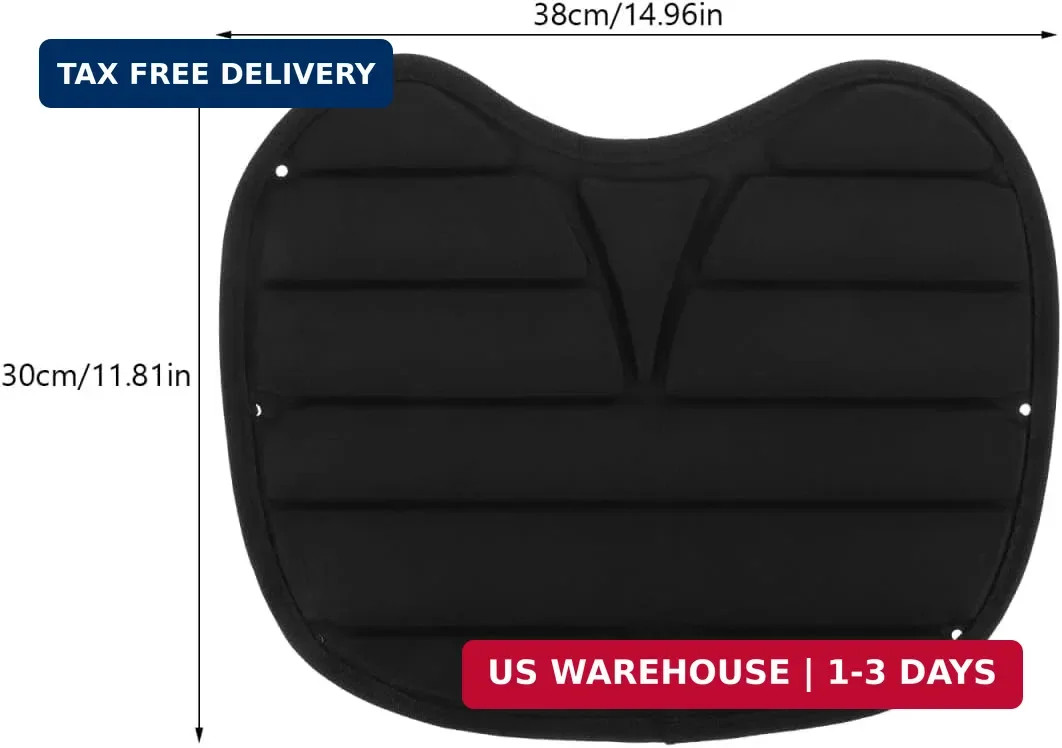 Kayak Seat Cushion Pad for Canoe Fishing Boat Kayaks | Comfortable Ergonomic Des