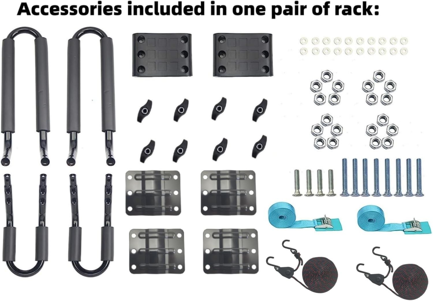 Universal Kayak Carrier with J Bar Design – Easy Installation & 150 lbs Load