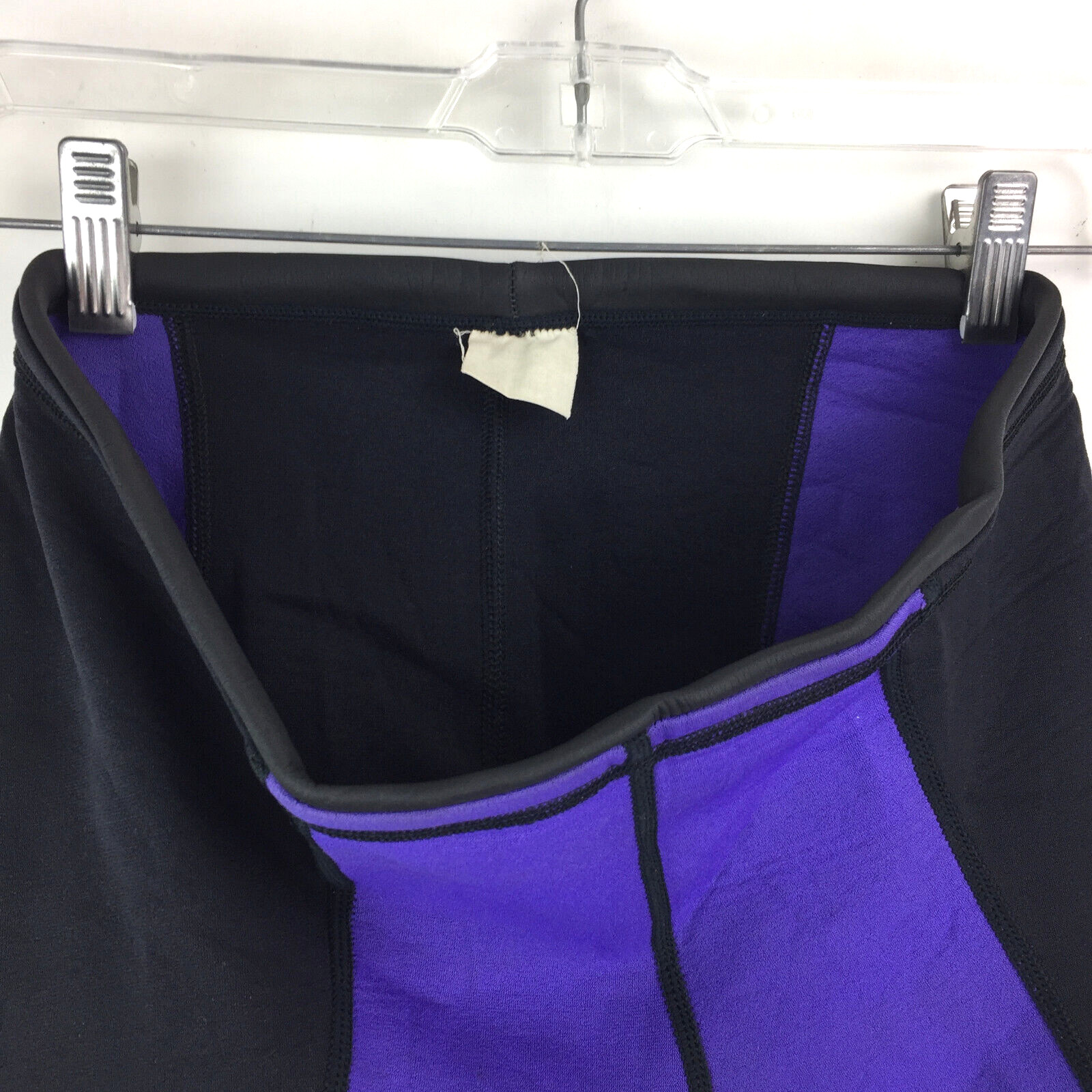 Vtg Salamander Mens Medium Purple Black Neoprene Watersport Shorts Swim Bottoms