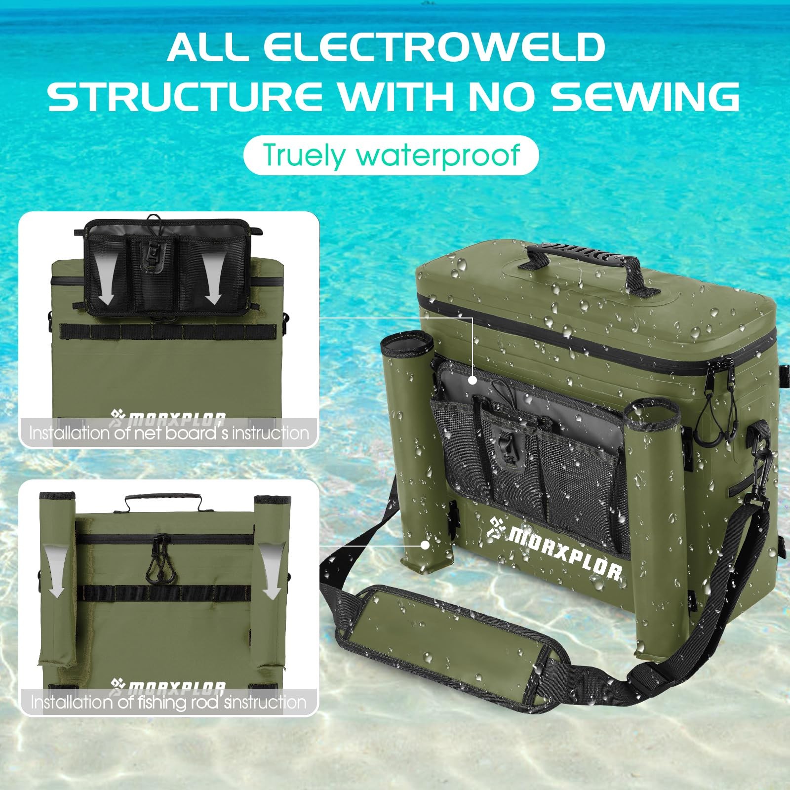 Kayak Cooler,Waterproof Kayak Seat Back Cooler for Kayaking,Kayak Accessories…