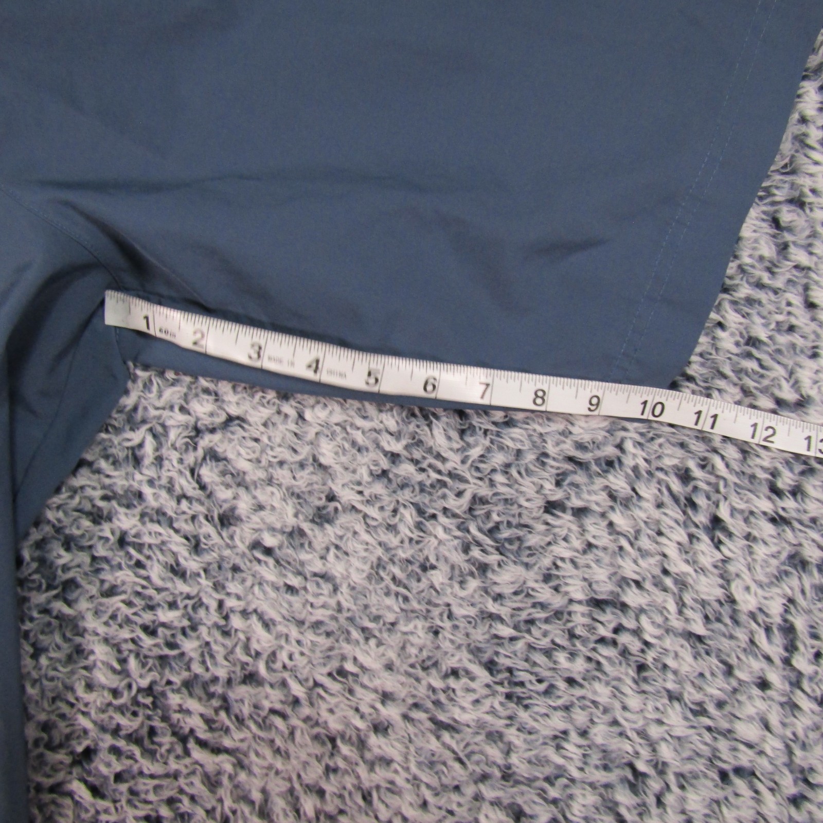 Nike Mens Swim Trunks Shorts GrayBlue Drawstring Pockets Casual Activewear Large
