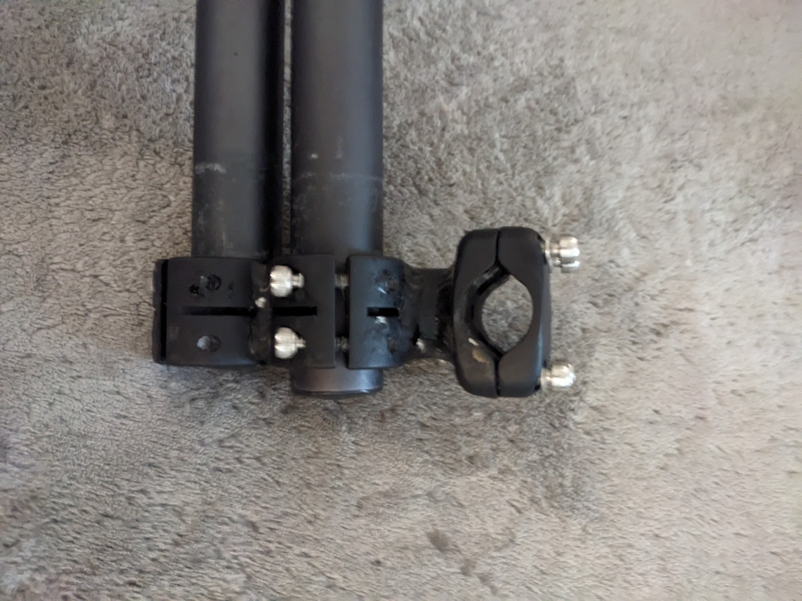 Carver Surf Racks Upper Bars & Seatpost Clamp Set | MISSING Lower U-Loops