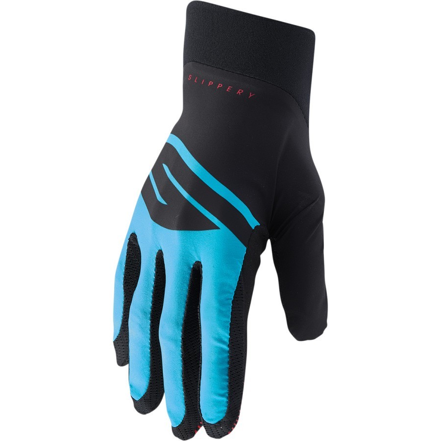 SLIPPERY FLEX LITE WATERCRAFT GLOVES PWC JET SKI BEACH BOAT AQUA/BLACK MEN’S SM