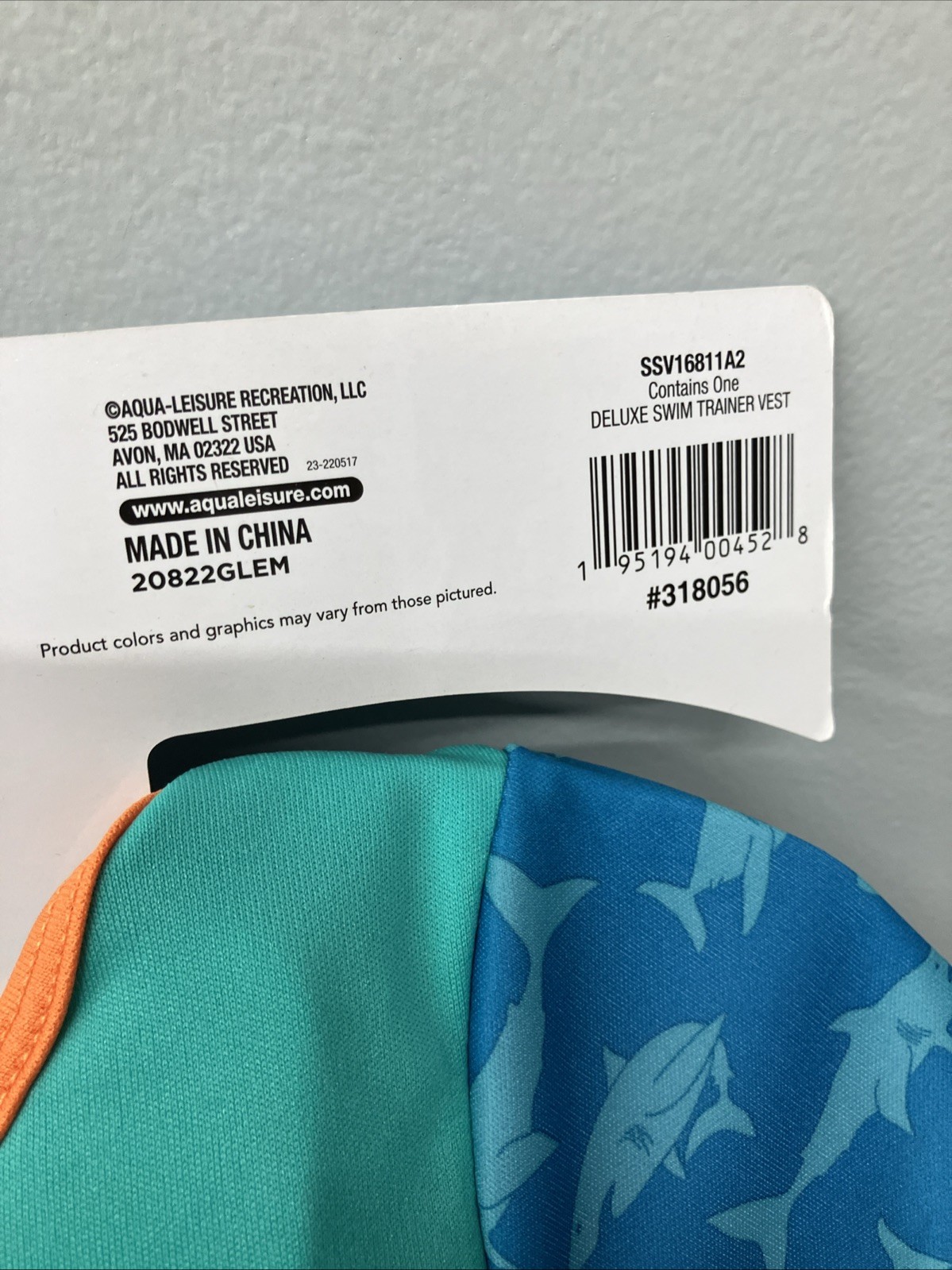 SwimSchool Deluxe Swim Trainer Level 2 up to 50 pounds