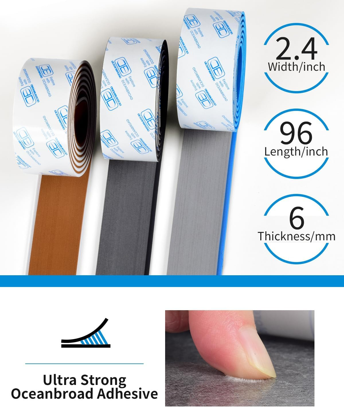 Boat Flooring EVA Foam Self-Adhesive Faux Teak Marine Decking | Double-Layer, No