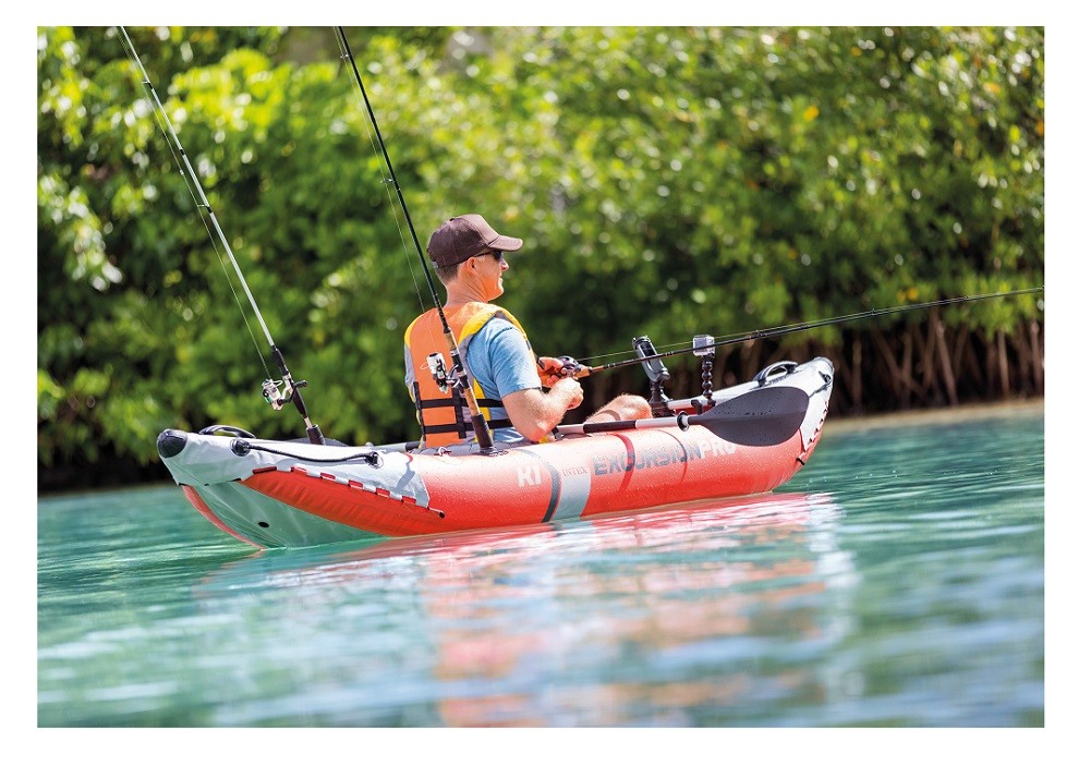 Intex Excursion Pro K1 Inflatable Kayak 1 Person 10ft x 3ft x 1ft 6in